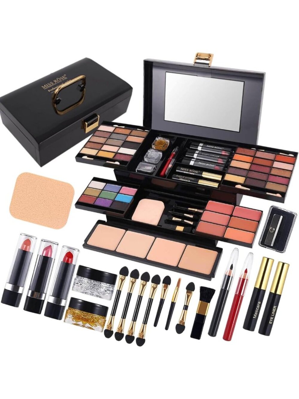 58 Color Professional Makeup Palette | All-in-One Makeup Kit & Gift Set for